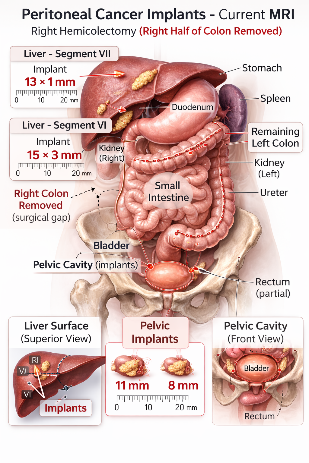 Abdomen anatomy labels